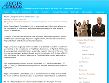 Tablet Screenshot of aegis-group.com