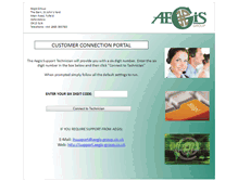 Tablet Screenshot of connect.aegis-group.co.uk
